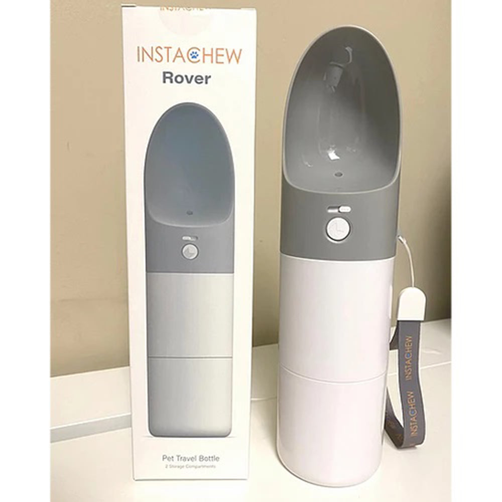Instachew Rover – Tragbare Hundewasserflasche mit Futterbehälter